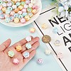52Pcs 13 Styles UV Plating Acrylic Beads OACR-AR0001-26-3