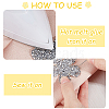 CRASPIRE 12Pcs 2 Colors Flower Hotfix Rhinestone DIY-CP0009-64-6