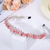 Watermelon Stone Glass Hair Bands PW-WG137AD-11-1