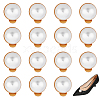   16Pcs Plastic Imitation Pearl Shoe Decoration AJEW-PH0004-47-2