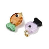 Handmade Lampwork Pendants LAMP-A007-01G-03-2