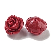 Synthetic Coral Dyed Carved Beads SHEL-I001-05D-3