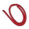 Opaque Glass Beads Strands GLAA-I060-01C-2