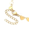 304 Stainless Steel Heart Link Chains AJEW-TA00004-01-3