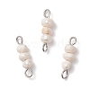 Natural Cultured Freshwater Pearl Potato Beaded Links PALLOY-JF04645-02-1