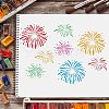 Large Plastic Reusable Drawing Painting Stencils Templates DIY-WH0202-162-6