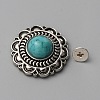 Zinc Alloy Buttons BUTT-WH0028-39B-1