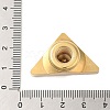 Golden Plated Triangle Shaped Wax Seal Brass Stamp Head STAM-K001-04G-08-4