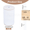 200M Flat Cotton Linen Ribbon OCOR-WH0078-85B-2