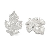 Brass Stud Earring Findings KK-Z099-04P-02-2