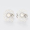 Non-Tarnish 304 Stainless Steel Stud Earring Findings STAS-S079-43B-1