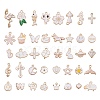 80Pcs 40 Style Alloy Enamel Pendants ENAM-SZ0002-53A-1