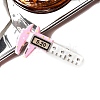 Cute Acrylic Tool Alligator  Hair Clip with Rhinestone PW-WG45B99-11-1