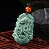 Natural Jadeite Pendant Necklaces G-H306-05-06-1