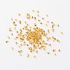 Brass Crimp Beads E003-G-1