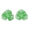 Spray Painted Iron Bead Caps IFIN-Z004-02B-1
