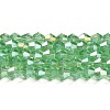 Transparent Electroplate Glass Beads Strands LS-GLAA-F029-3mm-A24-1
