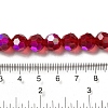 Electroplate Transparent Glass Beads Strands LS-EGLA-A035-T10mm-L07-4