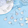 60Pcs 304 Stainless Steel Earring Hooks STAS-BBC0009-93C-4
