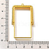 Alloy Open Back Bezel Pendants PALLOY-I223-07G-3