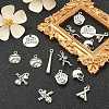 16Pcs 8 Style Tibetan Style Alloy Pendants Sets TIBEP-YW0001-41-5