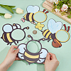 60Pcs 4 Styles Bees Cutouts AJEW-PH0008-60-3