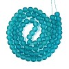 Baking Paint Transparent Glass Bead Strands X-GLAA-S031-10mm-37-2