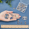 SUNNYCLUE 30Pcs 5 Styles Evil Eye Theme Alloy Enamel Pendants FIND-SC0003-85-3