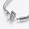 304 Stainless Steel European Style Bracelet Making STAS-E428-08C-P-2