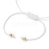 Adjustable Braided Beads Bracelets for Women BJEW-JB11164-02-4