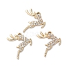 Rack Plating Alloy Crystal Rhinestone Pendants RB-L036-VF870-2-3