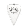 304 Stainless Steel Pendant Cabochon Settings STAS-F287-10P-1