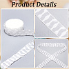 10 Yards Polyester Lace Trim Ribbon OCOR-WH20005-42D-6