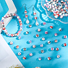 Handmade Flower Printed Porcelain Ceramic Beads PORC-LT0001-12C-3