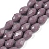 Opaque Solid Color Beads Strands EGLA-N013-P8mm-D09-1