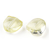 Spray Painted Transparent Glass Beads GLAA-T022-26-A04-3