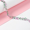 Transparent Glass Beads Strand X1-GLAA-F112-04D-2