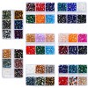 600Pcs 6 Styles Electroplate Glass Bead Strands EGLA-YW0001-66A-2