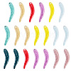 20Pcs Handmade Porcelain Pendants PORC-TA0001-72-3