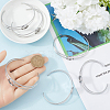 8Pcs 304 Stainless Steel Bracelets Setting Making MAK-SC0001-28-3