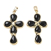 Natural Obsidian Pendants GG-CBA9F30-02G-15-1