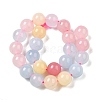 Dyed Natural Malaysia Jade Beads Strands G-G021-02B-24-2