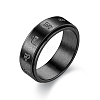 Stainless Steel Rotating Fidget Band Ring PW-WG94276-01-1