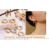 Eco-Friendly Brass Earring Hoops Findings KK-TA0007-40-14