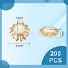 200Pcs 304 Stainless Steel Bead Caps STAS-UN0057-69-3
