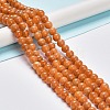 Glass Round Beads Strands GLAA-M044-01E-2