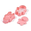 Christmas Plastic Cookie Candy Food Cutters Molds DIY-K080-01-3