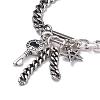 SHEGRACE Rhodium Plated 925 Sterling Silver Charm Bracelets JB502A-2