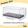 Transparent Acrylic Toys Action Figures Display Boxs ODIS-WH0030-73-2