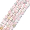 Natural Morganite Beads Strands G-L550A-08-1